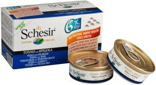 Produktbild von Schesir 24x50g Thunfisch mit Wolfsbarsch, in Gelee