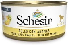 Produktbild von Schesir Adult 18x150g Huhn mit Ananas