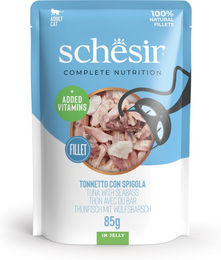 Produktbild von Schesir Adult 6x85g Thunfisch mit Wolfsbarsch