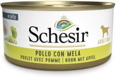 Produktbild von Schesir Adult Huhn mit Apfel - 18 x 150 g