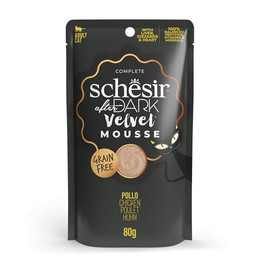 Produktbild von Schesir After Dark Velvet Mousse Huhn - 12 x 80 g
