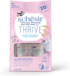 Produktbild von Schesir Baby Thrive 20 x 8 g - Huhn mit Hühnerleber