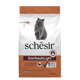 Produktbild von Schesir Cat Sterilized Huhn Trockenfutter für Katzen - 1,5 kg