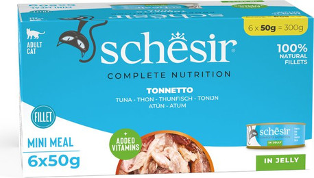 Produktbild von Schesir Cat Thunfisch in Gelee - 6 x 50 g