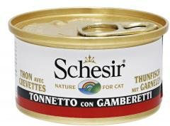 Produktbild von Schesir Cat Thunfisch mit Garnelen
