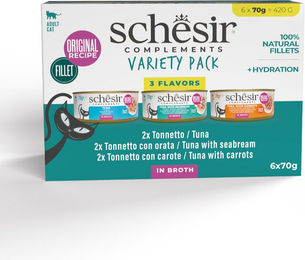 Schesir Complements in Brühe Mix (3 Sorten) - 6 x 70 g – Bild 1 von 6