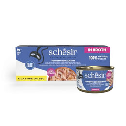 Schesir Complete Nutrition Filet in Brühe Thunfisch mit Weißfisch - 6 x 85 g – Bild 1 von 9