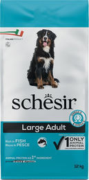 Produktbild von Schesir Dog Large Adult mit Fisch - 12 kg