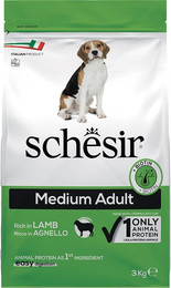 Produktbild von Schesir Dog Medium Adult mit Lamm - 2 x 3 kg