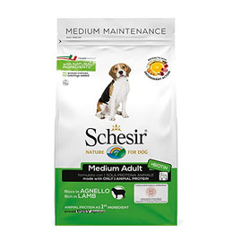 Produktbild von Schesir Dog Medium Adult mit Lamm - 2 x 12 kg