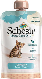 Produktbild von Schesir Kitten in Cream 10 x 150 g - Thunfisch