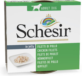 Produktbild von Schesir Nassfutter Huhn für Hunde - 24 x 150 g