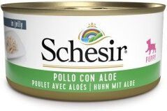 Produktbild von Schesir Puppy 18x150g Huhn mit Aloe