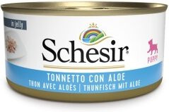 Produktbild von Schesir Puppy Thunfisch mit Aloe - 18 x 150 g