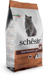 Produktbild von Schesir Sterilized & Light mit Huhn - 2 x 10 kg