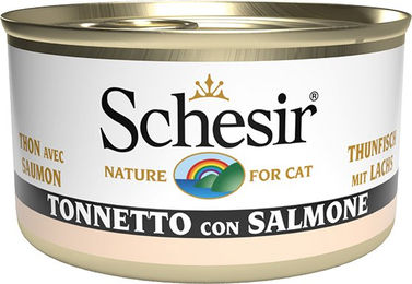 Produktbild von Schesir Thunfisch in Gelee 6 x 85 g - Thunfisch mit Lachs