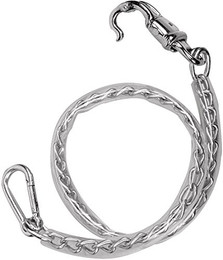 Produktbild von Schleppleine Kette mit transparentem Kunststoffmantel - 70 cm