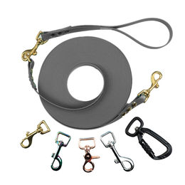 Produktbild von Schleppleine mit abnehmbarer Handschlaufe Grau 15m / 16mm / Regenbogen