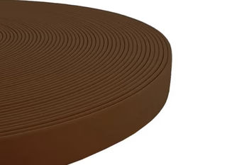 Produktbild von Schleppleine Super Flex Coffee Schwarz 10m mit abnehmbarer Handschlaufe - 10 m