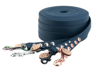 Produktbild von Schleppleine Super Flex Dunkelblau - Silber - 5 m