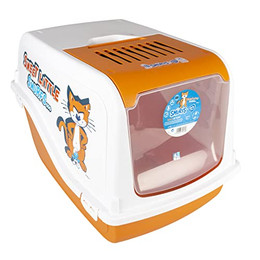 Produktbild von Schlümpfe duvoplus Katzentoilette Azrael geschlossen