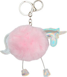 Produktbild von Schlüsselanhänger Einhorn mit Pompon für Frauen Equipage EQ