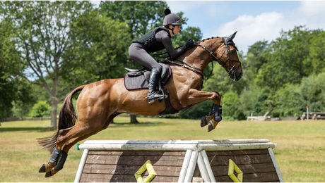 Schmaler Springsattel Teppich aus Wildleder LeMieux – Bild 1 von 2