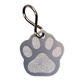 Produktbild von Schmuck Anhänger Silber Pfote groß inkl. Gravur