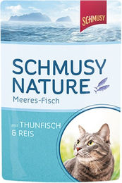 Produktbild von SCHMUSY Nature Thunfisch mit Reis in Gelee 100 g