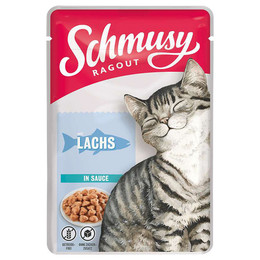 Produktbild von Schmusy Ragout mit Lachs in Sauce - 22 x 100 g
