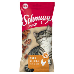 Produktbild von Schmusy Soft Bitties Huhn - 8 x 60 g