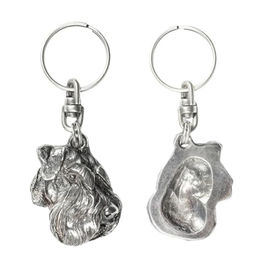 Produktbild von Schnauzer IV Silberanhänger mit Hund in Geschenkbox