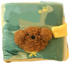 Produktbild von Schnüffelbuch für Hunde Welpen Schnüffeltraining Versteckspiel Plüsch Quietschspielzeug