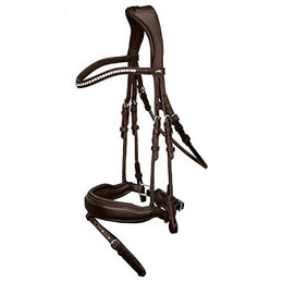 Produktbild von Schockemöhle Anatomische Dressur-Trense Malibu Warmblut Espresso