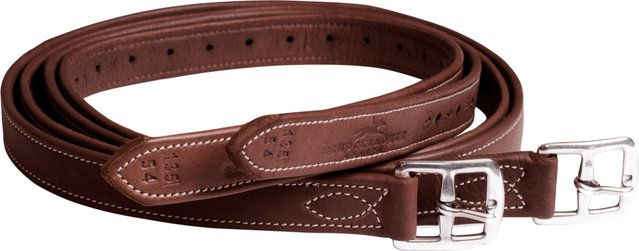 Produktbild von Schockemöhle Sports Steigbügelriemen Chantilly - royal oak/cream/silver - 135 cm