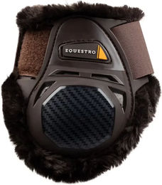 Produktbild von Schutzüberzüge für Pferdebeine aus künstlichem Schafsleder Equestro Spider Man