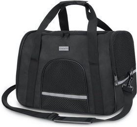 Produktbild von Schwarze Haustiertasche Hundereisetasche 44x31x23 cm Zagatto