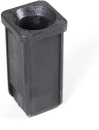 Produktbild von Schwarzer quadratischer Aufsatz für Stange Vink S600