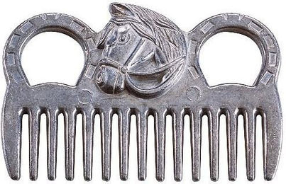 Produktbild von Schweifkamm Form Pferdekopf aus Aluminium hippotonic