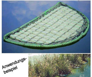 Produktbild von schwimmende Pflanzeninsel halbrund Type 121