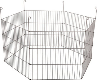 Produktbild von Sechseckiges Metall-Außengehege für Nagetiere Zolux