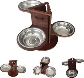 Produktbild von SEHAUSEU Futternapf Hundenapf Katzennapf 3er-Set höhenverstellbar