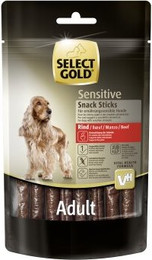Produktbild von SELECT GOLD Hund Sensitive Snack Sticks 2x85g Rind