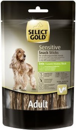 Produktbild von SELECT GOLD Hund Sensitive Snack Sticks Ente 2x85 g