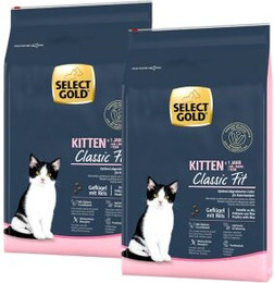 Produktbild von SELECT GOLD Kitten Geflügel und Reis - 2 x 7 kg