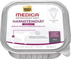 Produktbild von SELECT GOLD Medica Harnsteindiät Nassfutter für Hunde Adult mit Huhn und Rind - 40 x 150 g