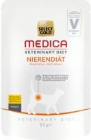 Produktbild von SELECT GOLD Medica Nierendiät Huhn für Katzen - 24 x 85 g