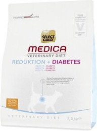 Produktbild von SELECT GOLD Medica Reduktion+Diabetes Katzenfutter - 2,5 kg