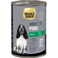 Produktbild von SELECT GOLD Pure Adult Hirsch - 12 x 400 g