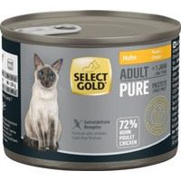 Produktbild von SELECT GOLD Pure Adult Paté Huhn - 12 x 200 g